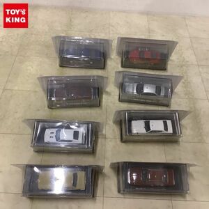 1円〜 破損 アシェット 国産名車コレクション 1/43 トヨタ コロナ マークII 1976、日産ブルーバード U 2000GT 1973他