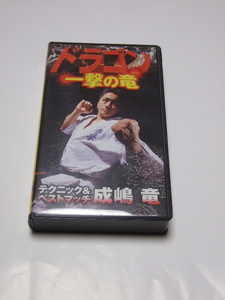 一撃の竜（ドラゴン）　成嶋竜　テクニック＆ベストマッチ　ビデオ　vhs 