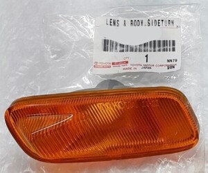 トヨタ 純正 ソアラ レクサス SC300 400 サイドターンシグナルランプ レンズ 右 LENS SIDE TURN SIGNAL LAMP TOYOTA 未使用 LEXUS Genuine