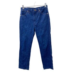 Wrangler デニムパンツ W35 ラングラー メキシコ製 コットン ブルー系 古着卸 アメリカ仕入 2411-104