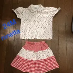 ニネッタ ninetta  セットアップ  24M  セットアップ