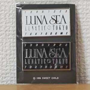 レア新品未開封☆LUNA SEA初の東京ドーム95年LUNATIC TOKYOライブTOKYO DOME会場限定ピンバッジLIVE河村隆一SUGIZO小野瀬潤INORANルナシーJ