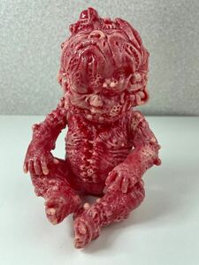 MISCREATIONTOYS AUTOPSY ZOMBIE STAPLE BABY 肉マーブル カラー ソフビ インディーズソフビ