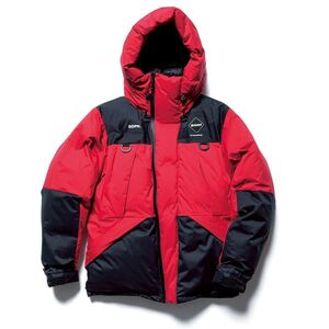 【美品】 21AW 22 FCRB f.c real bristol エフシーレアルブリストル SOPHNET ソフネット DOWN BENCH PARKA ダウンジャケット ブルゾン RED