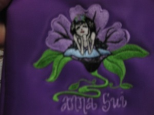 ANNA　SUI　アナスイ　紫ミニバック　未使用タグ付き