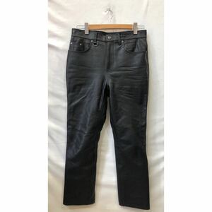 【Liugoo Leathers】本革 プロテクター付レザーパンツ メンズ リューグーレザーズ SIZE 30 BLK STP07A ts202410