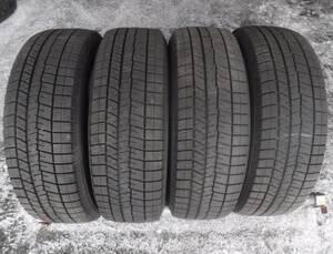 P2024　送料無料! 4本SET価格! バリ山 9.8分山 225/65R17 スタッドレス ダンロップ WINTER MAXX WM03 225/65-17 225/65/17 エアチェック済!