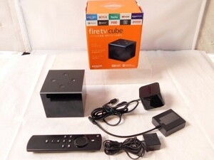 m351★Amazon/アマゾン ファイアTVキューブ/fire tv cube/A78V3N/4KHDR/HDMI/アレクサ/ブラック/キューブ型/箱リモコン付★送料590円〜