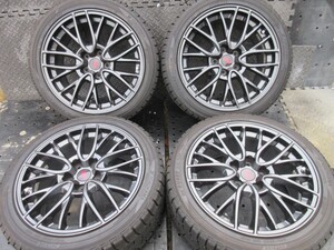 希少冬用!ENKEI製 スバル WRX STI VAB 純正 ガンメタ 超溝 ICE GUARD 245/40R18 インプレッサ ハッチバック S4/G4 VAG VBH GRB GVF GVB 