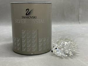 5＃C/4509　スワロフスキー Swarovski クリスタル ハリネズミ 置物　箱付　60サイズ