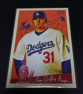 MLB 2008年upper deck ブラッド・ペニー(ドジャース)2012年ソフトバンク在籍。 No,96。Dodgers BRAD PENNY 