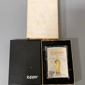 1円〜 未使用保管品 ZIPPO ジッポー 日韓ワールドカップ 2002 KOREA JAPAN Zippo L 2000 XVI ライター 喫煙具 着火未確認