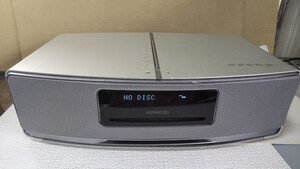 S878 KENWOOD ケンウッド コンパクトHi-Fi コンポシステム U-K323-S シルバー CDコンポ オーディオ 簡易確認＆簡易清掃OK 現状品 