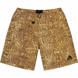 Supreme NIKE ACG Nylon Trail Short Gold Snakeskin M シュプリーム ナイキ ナイロン ハーフパンツ ショートパンツ ボックスロゴ Box Logo