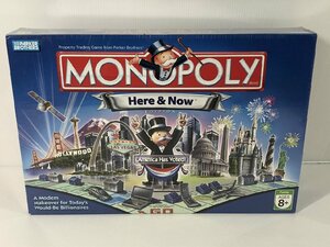 海外製モノポリー MONOPOLY HERE AND NOW EDITION 2006 100% Complete Board Game 未使用 Z6
