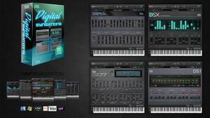 魅力的な90年代シンセサイザー 未使用正規品 UVI Digital Synsations KORG DTM ボカロ 歌ってみた