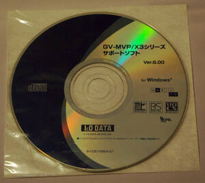 I-O DATA GV-MVP/XS3・ GV-MVP/XS3W・ GV-MVP/XZ3 サポートソフトCD-ROM A