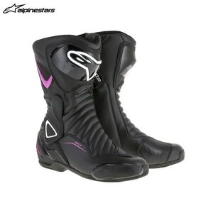 アルパインスターズ レディース STELLA SMX-6 V2 ブーツ 1032 BLACK FUCHSIA WHITE[EU40/25.5cm] ALP8021506618430