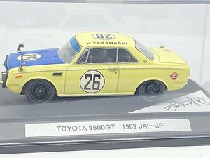 Q-MODEL Qモデル 1/43 TOYOTA トヨタ 1600GT 1969 JAF-GP #26 高橋晴邦号 PBQ-013