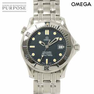 オメガ OMEGA シーマスター プロフェッショナル 2552 80 ボーイズ 腕時計 デイト ネイビー オートマ 自動巻き Seamaster 90229203