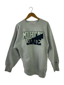 Champion◆Vintage/90s/USA製/REVERSE WEAVE/スウェット/MICHIGAN STATE/XXL/GRY//