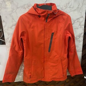 1▲931中古品スノーボードウェアジャケット※一部破れあり【BURTON(バートン)/ak GORE-TEX(ゴアテックス)】Mオレンジ【札幌市/店頭引取可】