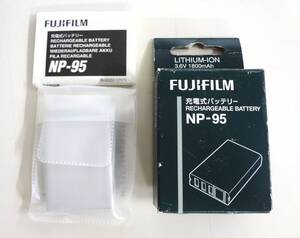 富士フイルム用 NP-95 デジタルカメラ用充電式バッテリー リチウムイオン 1800mAh YF06621-111 純正品 保管品 未使用品