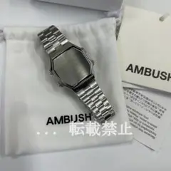 Ambush 時計型ブレス シルバー