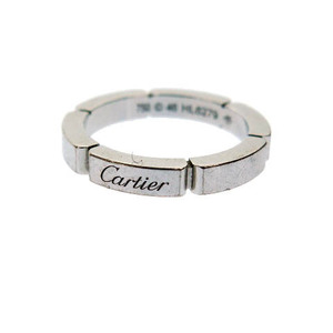 カルティエ Cartier Maillon Panthere wedding band マイヨン パンテール ウエディング リング 指輪 750 K18 WG ホワイトゴールド 46 ☆AA