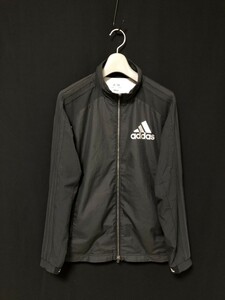 ◆adidas アディダス ジャガード エンボス生地　ソフトシェル　ウインドジャケット L