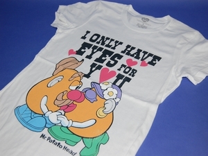 ◎即決　送料無料！Ladysインポート ビンテージTee 「Mr．POTATO」白 S