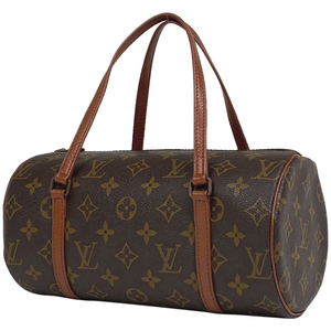 ルイ・ヴィトン Louis Vuitton パピヨン 26 筒型 旧旧型 ハンドバッグ モノグラム ブラウン M51366 レディース 【中古】