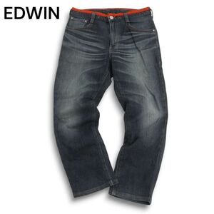 EDWIN エドウィン ER003W ジャージーズ★ 秋冬 USED加工 裏起毛 ストレッチ デニム パンツ ジーンズ Sz.S　メンズ 日本製　C4B04121_9#Q