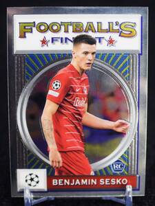 2022 Topps Finest Flashbacks Benjamin Sesko ベンジャミン セスコ Slovenia サッカー ルーキー カード