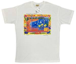 デッドストック L Ken Done ケンドーン 90s Tシャツ Summer from the Verandah ビンテージ アート 美術