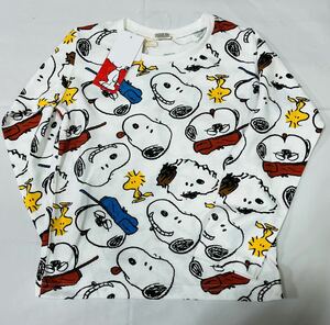 ◎★4717*激安sale!!新品 こども服 　長袖Tシャツsize120　1枚★PEANUTS.スヌーピー