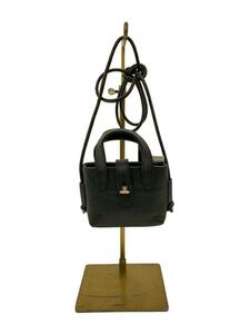 FURLA◆ショルダーバッグ/レザー/BLK/無地/WE00296