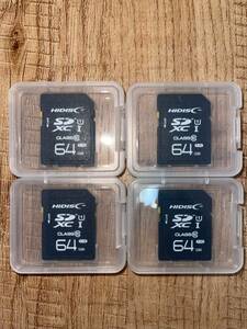 値引き！(お買い得) SDカード 64GB【4個セット】