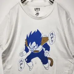 コラボ　半袖　Tシャツ　M　ジャンプ　ドラゴンボールZ　ベジータ　両面　古着