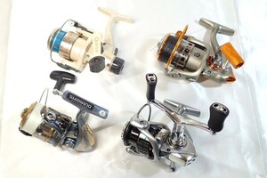 6095[M]◆リール　釣り具◆SHIMANO/AERNOSXT C3000/PROBEROS/PR 2500S/GF4000/QUANTUM/VT 2/スピニングリール/まとめて 4点セット