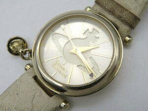 1円◆稼働◆ ヴィヴィアンウエストウッド ゴールド クオーツ ユニセックス 腕時計 O87801