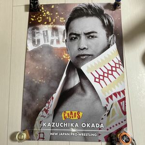 ポスター chaos kazuchika okada new japan pro-wrestling njpw ポスター