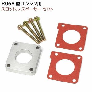 スズキ DA17V DA17W エブリイ R06A スロットル スペーサー セット ガスケット スロットルボディスペーサー アルミ 新品 エブリー エブリィ