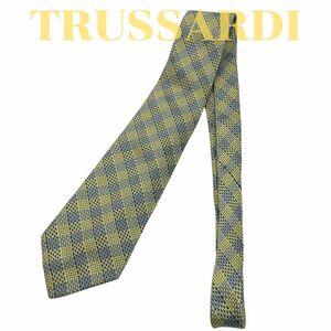 AC09-165　TRUSSARDI トラサルディ ネクタイ イタリア製 シルク100%