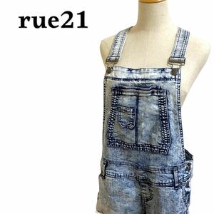 rue21 オーバーオール サロペット デニム　古着　レディース