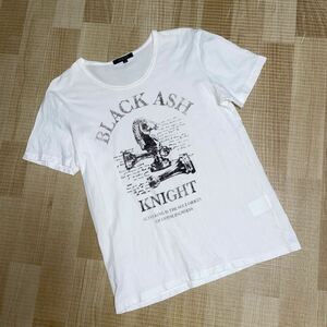 MICHEL KLEIN homme ミッシェルクラン Tシャツ 46 白 フォトプリント 半袖Tシャツ カットソー