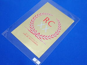 ☆RCサクセション☆シール／ステッカー ②☆20th ANNIVERSARY 1990☆THE RC SUCCESSION☆