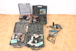 ★【動作未確認】電気工具 まとめ RYOBI BD-121 ドライバドリル makita MAX TA-235A ピンネイラ ドリル ジグソー_G_B0603-J015