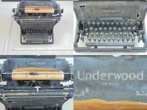 AKa5723◆隼◆Ｕｎｄｅｒｗｏｏｄ　アンティーク　タイプライター　ＭＡＤＥ　ＩＮ　ＵＳＡ　ジャンク　旧家蔵出骨董初だし