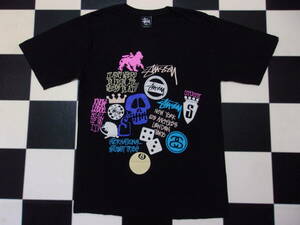 STUSSY Tシャツ S ステューシー トップス サーフ スケート ストリート系 古着